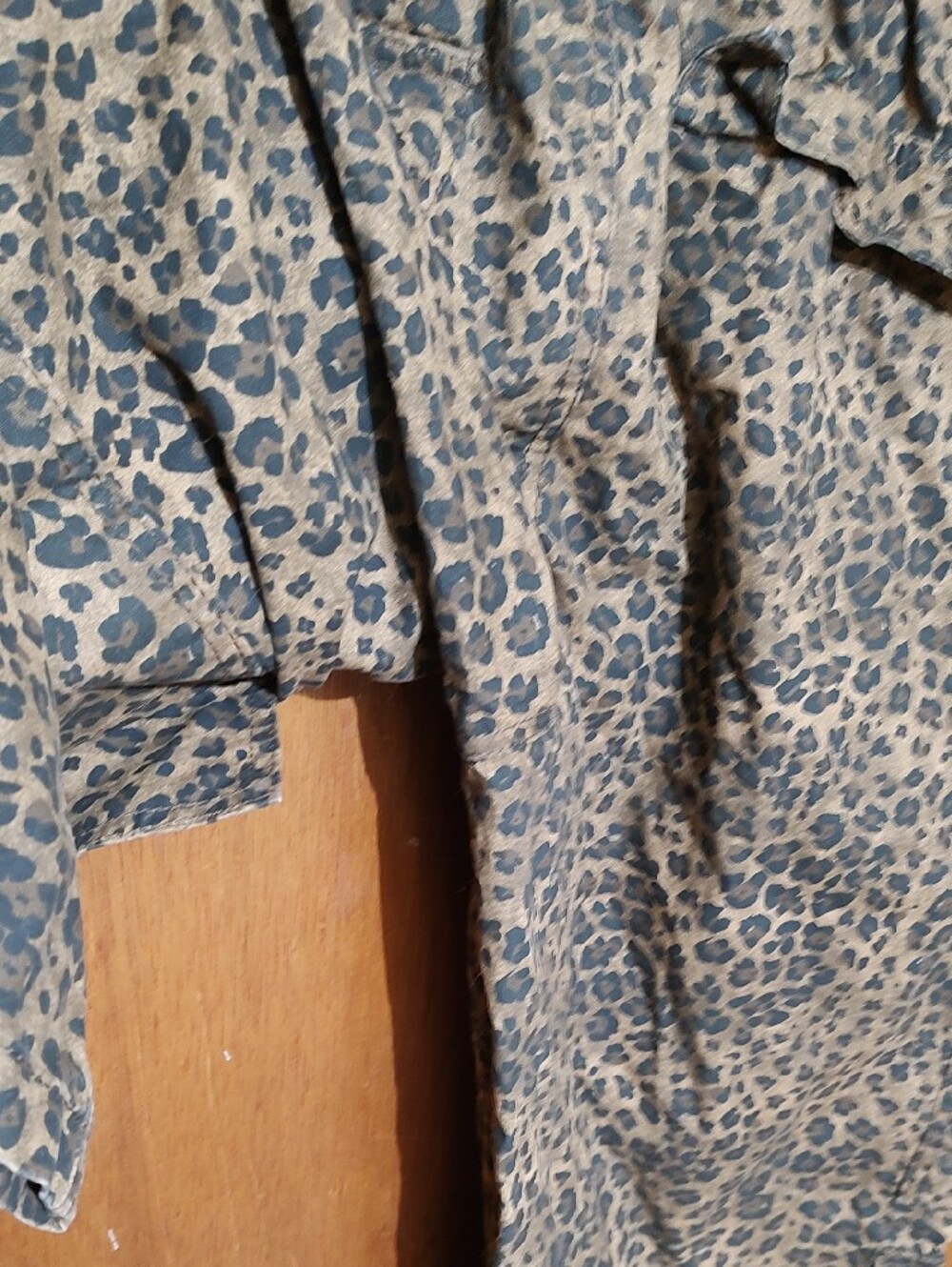Leopard Print Cargo Pants - Brown - Picture 4 of 8